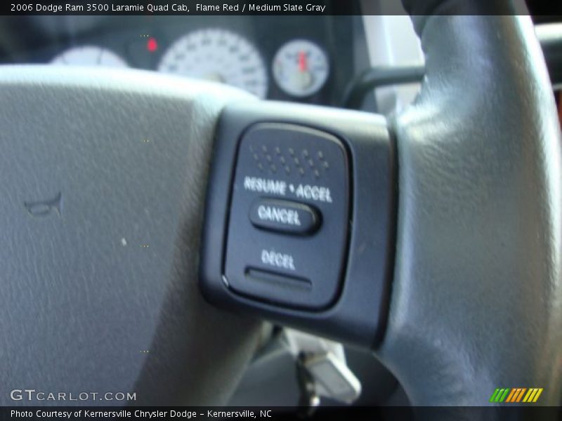 Flame Red / Medium Slate Gray 2006 Dodge Ram 3500 Laramie Quad Cab