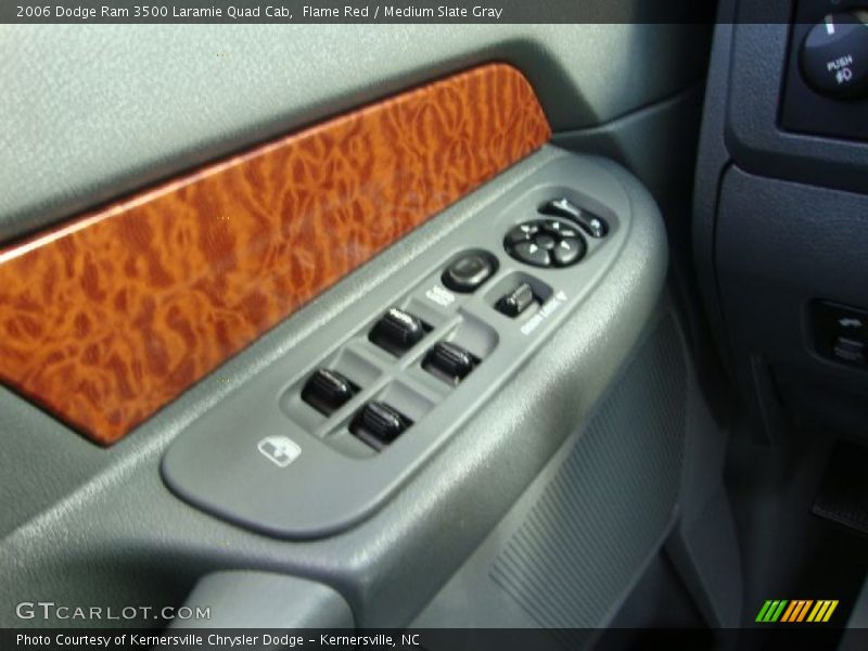 Flame Red / Medium Slate Gray 2006 Dodge Ram 3500 Laramie Quad Cab