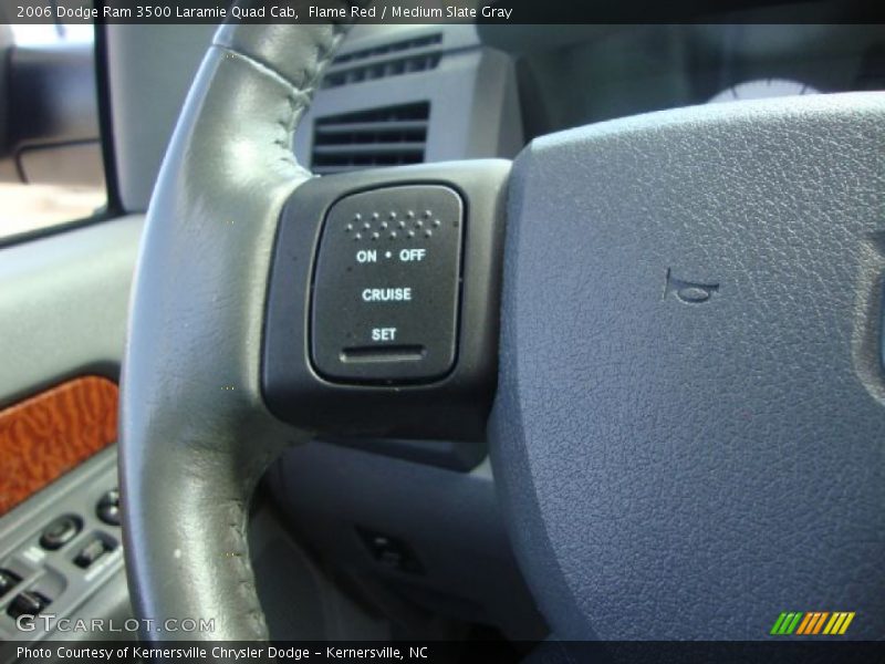 Flame Red / Medium Slate Gray 2006 Dodge Ram 3500 Laramie Quad Cab