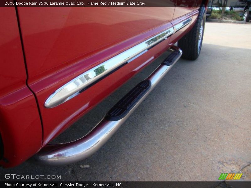 Flame Red / Medium Slate Gray 2006 Dodge Ram 3500 Laramie Quad Cab