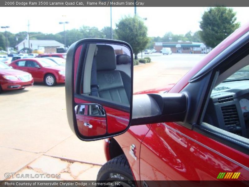 Flame Red / Medium Slate Gray 2006 Dodge Ram 3500 Laramie Quad Cab
