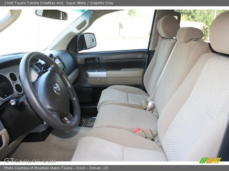 Super White / Graphite Gray 2008 Toyota Tundra CrewMax 4x4