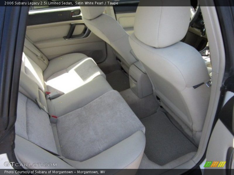 Satin White Pearl / Taupe 2006 Subaru Legacy 2.5i Limited Sedan
