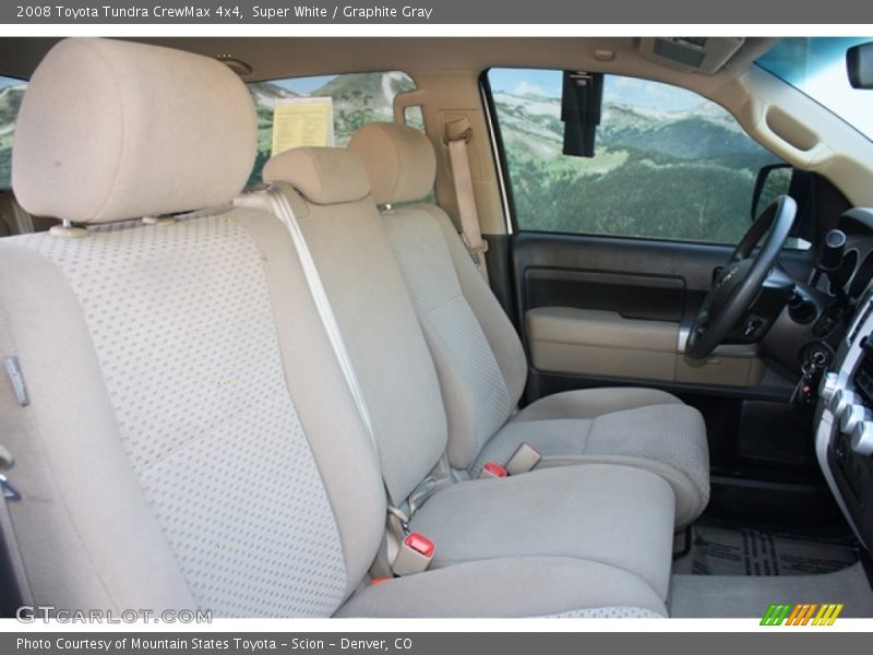 Super White / Graphite Gray 2008 Toyota Tundra CrewMax 4x4