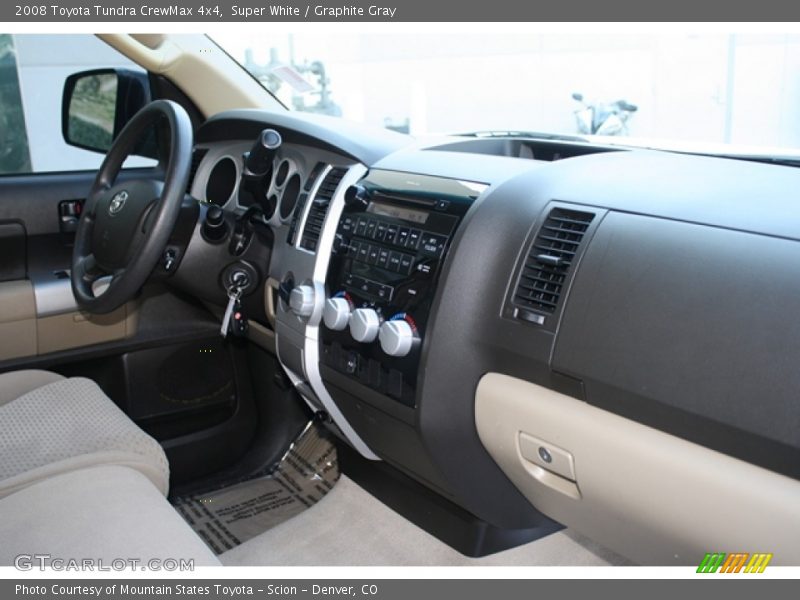 Super White / Graphite Gray 2008 Toyota Tundra CrewMax 4x4