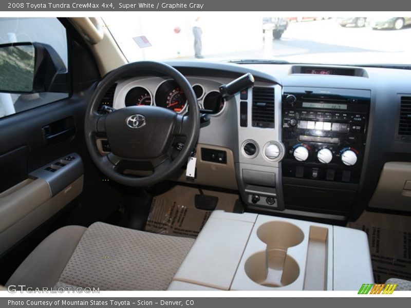Super White / Graphite Gray 2008 Toyota Tundra CrewMax 4x4