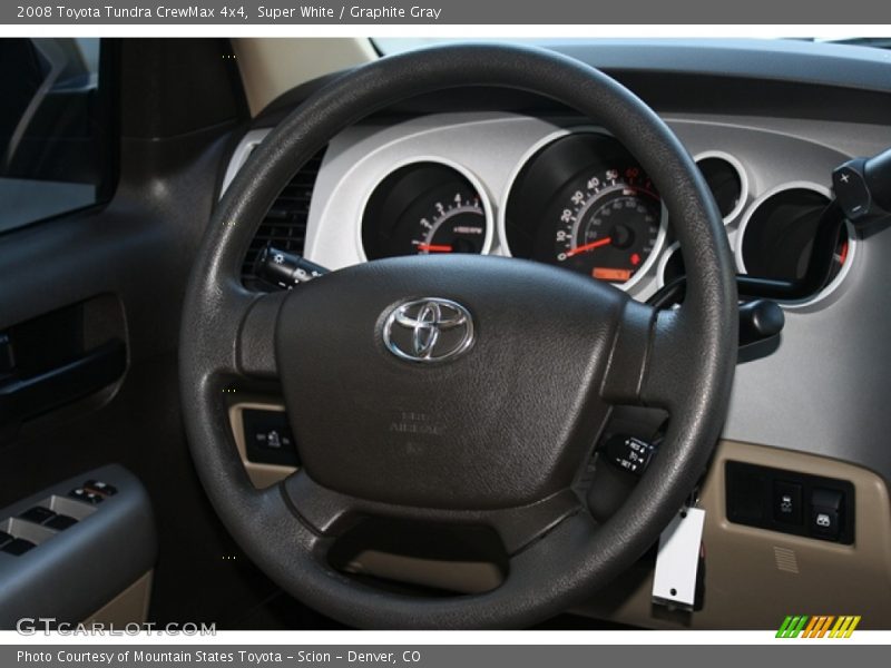 Super White / Graphite Gray 2008 Toyota Tundra CrewMax 4x4