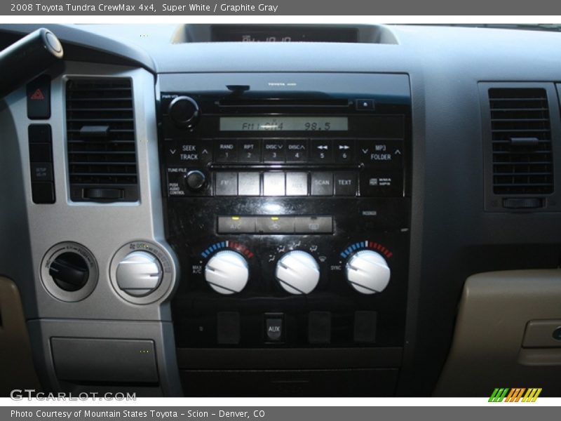 Super White / Graphite Gray 2008 Toyota Tundra CrewMax 4x4