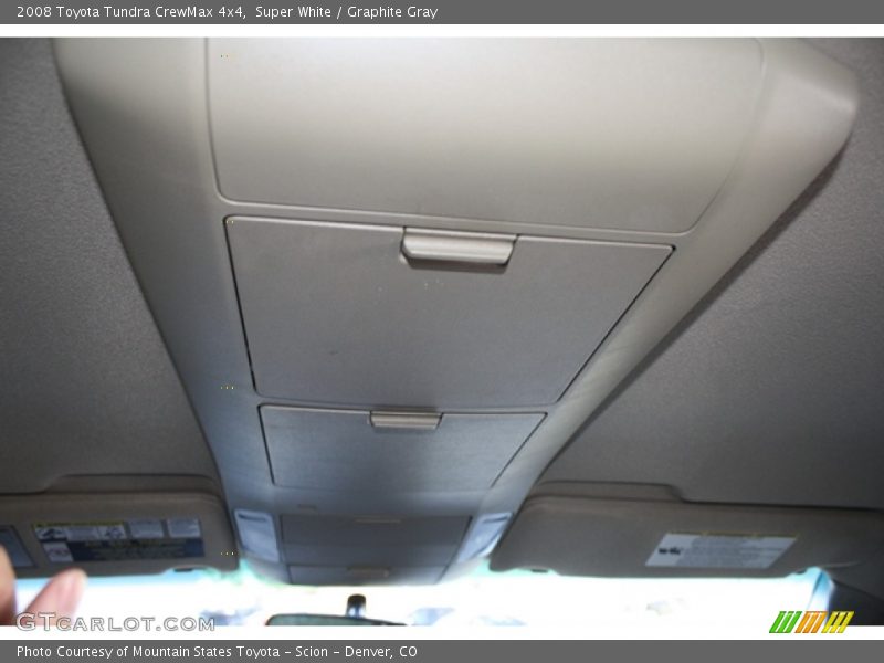 Super White / Graphite Gray 2008 Toyota Tundra CrewMax 4x4
