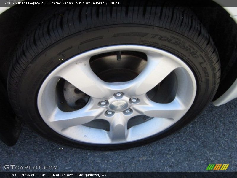 Satin White Pearl / Taupe 2006 Subaru Legacy 2.5i Limited Sedan