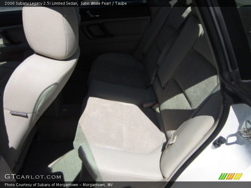 Satin White Pearl / Taupe 2006 Subaru Legacy 2.5i Limited Sedan