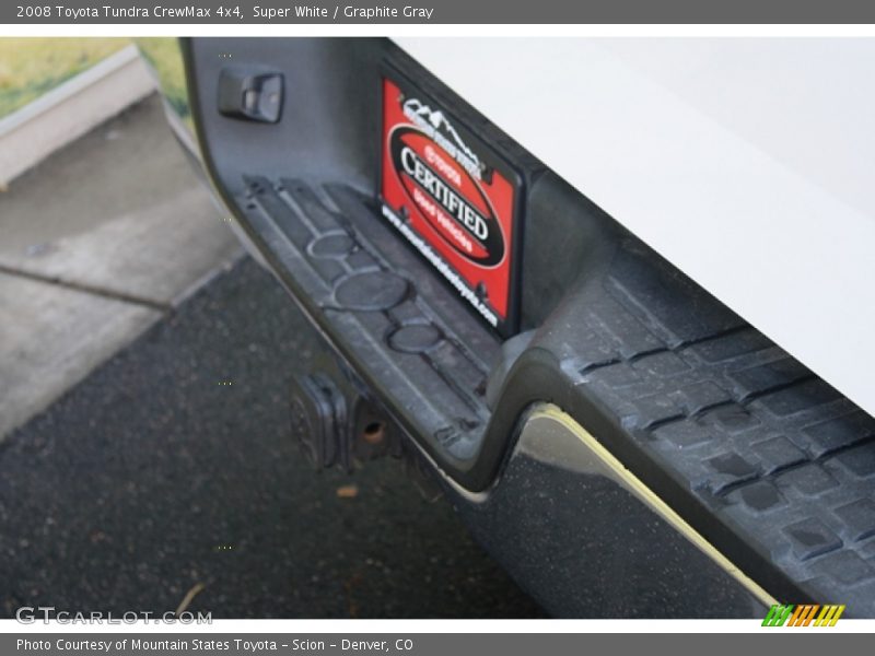 Super White / Graphite Gray 2008 Toyota Tundra CrewMax 4x4