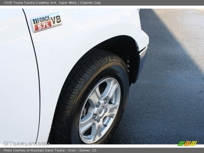Super White / Graphite Gray 2008 Toyota Tundra CrewMax 4x4