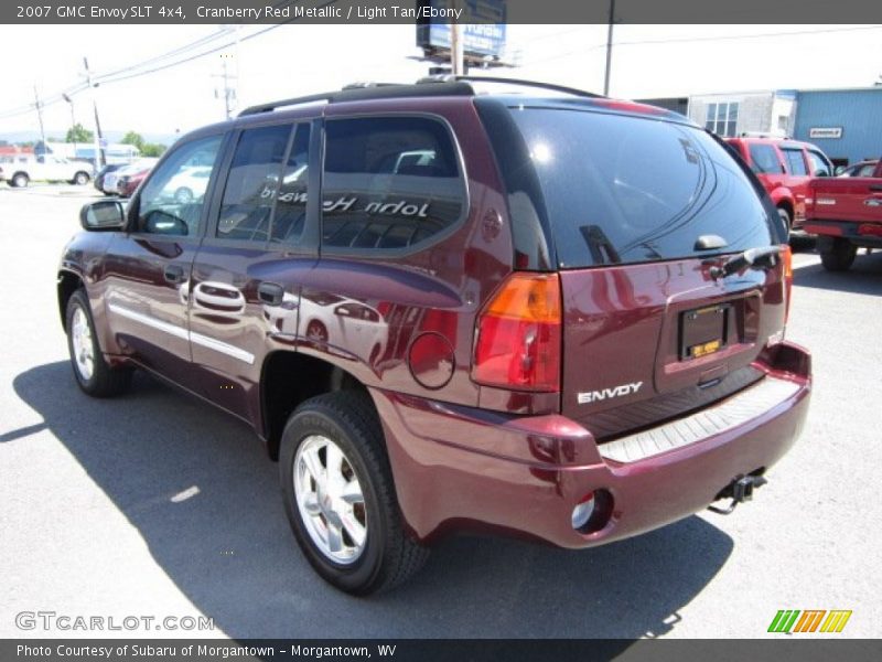 Cranberry Red Metallic / Light Tan/Ebony 2007 GMC Envoy SLT 4x4