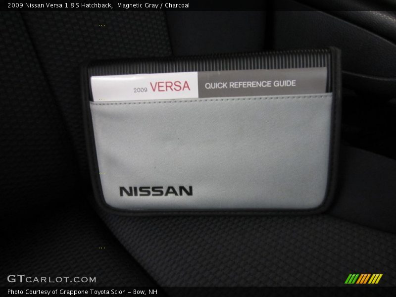 Magnetic Gray / Charcoal 2009 Nissan Versa 1.8 S Hatchback