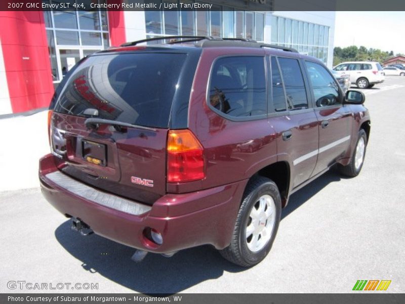 Cranberry Red Metallic / Light Tan/Ebony 2007 GMC Envoy SLT 4x4