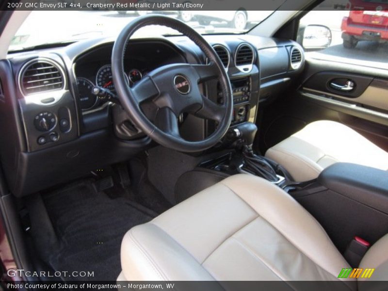 Cranberry Red Metallic / Light Tan/Ebony 2007 GMC Envoy SLT 4x4