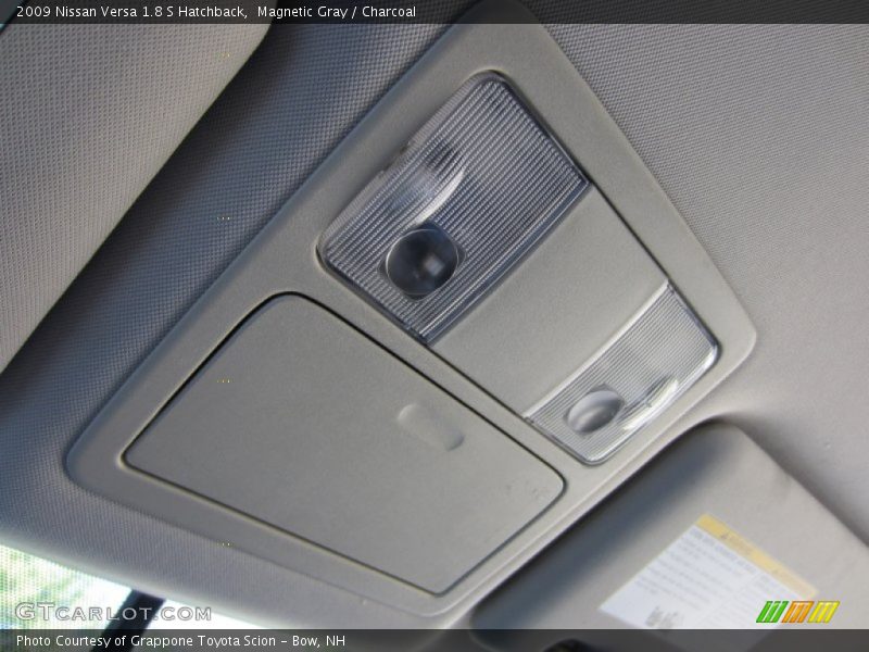 Magnetic Gray / Charcoal 2009 Nissan Versa 1.8 S Hatchback