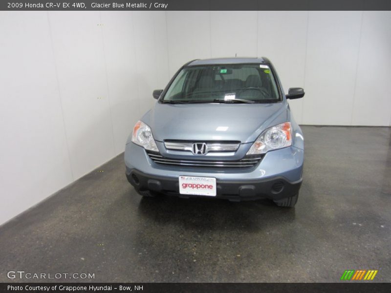 Glacier Blue Metallic / Gray 2009 Honda CR-V EX 4WD
