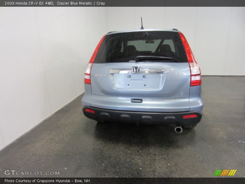 Glacier Blue Metallic / Gray 2009 Honda CR-V EX 4WD