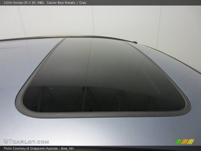 Glacier Blue Metallic / Gray 2009 Honda CR-V EX 4WD