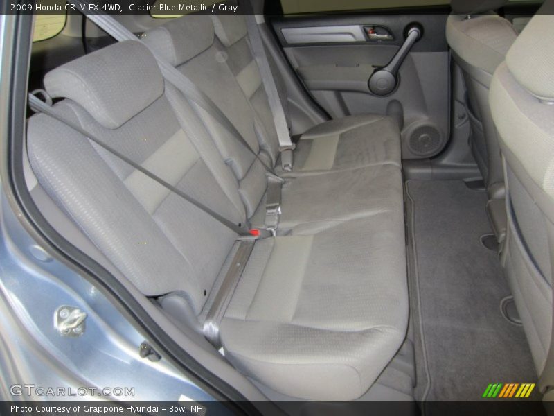 Glacier Blue Metallic / Gray 2009 Honda CR-V EX 4WD