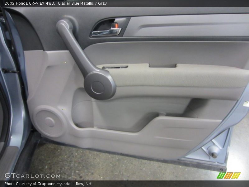 Glacier Blue Metallic / Gray 2009 Honda CR-V EX 4WD