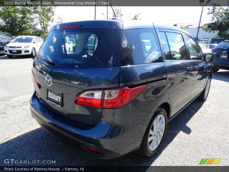 Metropolitan Gray Metallic / Sand 2012 Mazda MAZDA5 Sport