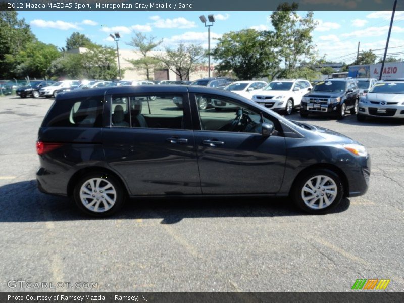 Metropolitan Gray Metallic / Sand 2012 Mazda MAZDA5 Sport