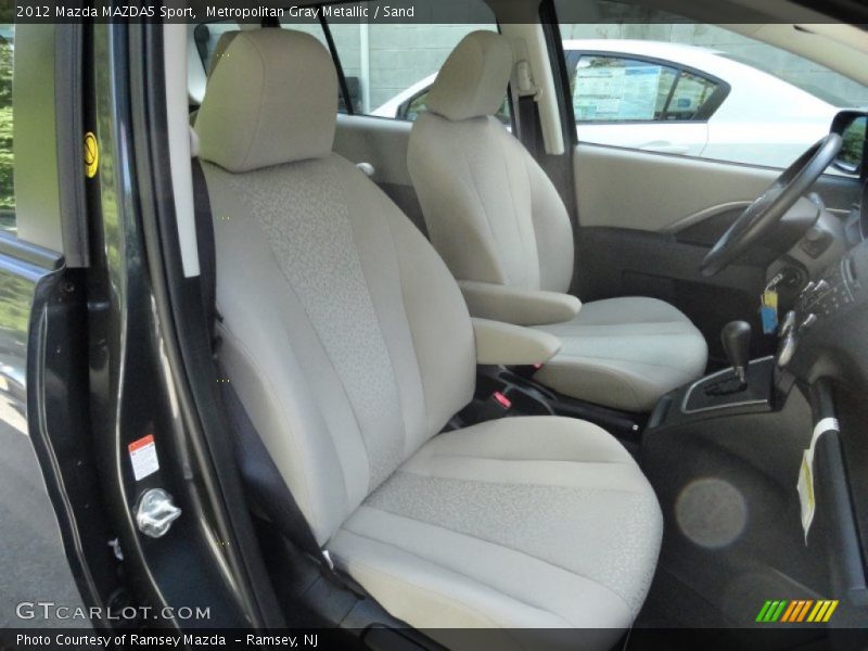  2012 MAZDA5 Sport Sand Interior