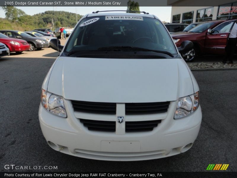 Stone White / Medium Slate Gray 2005 Dodge Grand Caravan SXT