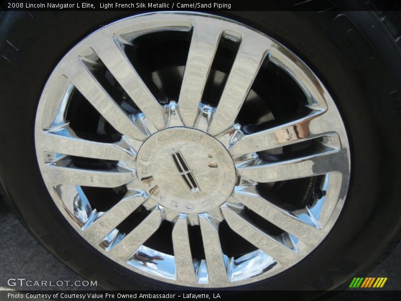Light French Silk Metallic / Camel/Sand Piping 2008 Lincoln Navigator L Elite