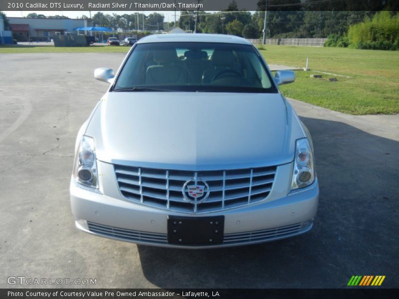 Radiant Silver / Titanium/Dark Titanium 2010 Cadillac DTS Luxury