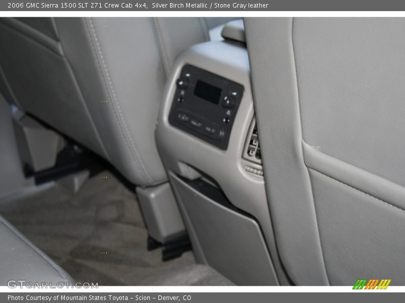 Silver Birch Metallic / Stone Gray leather 2006 GMC Sierra 1500 SLT Z71 Crew Cab 4x4