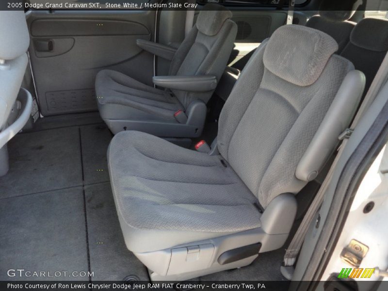 Stone White / Medium Slate Gray 2005 Dodge Grand Caravan SXT