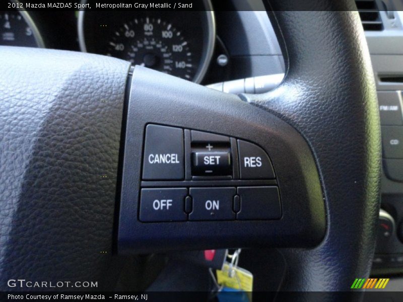 Controls of 2012 MAZDA5 Sport