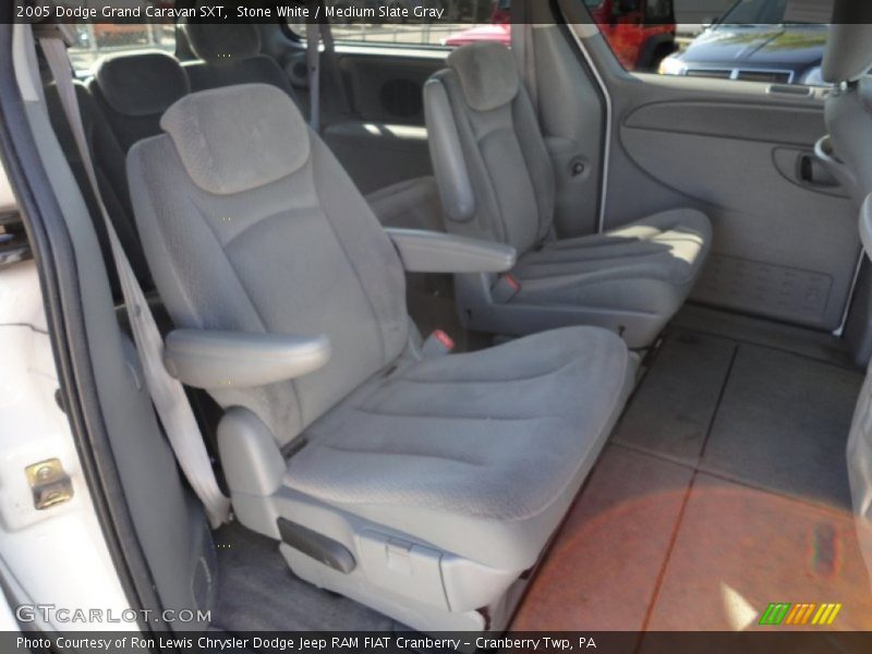 Stone White / Medium Slate Gray 2005 Dodge Grand Caravan SXT
