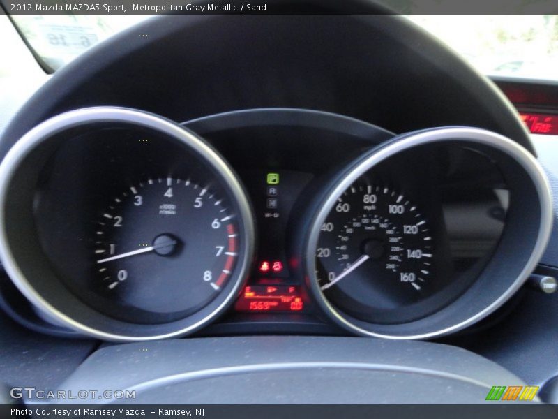  2012 MAZDA5 Sport Sport Gauges