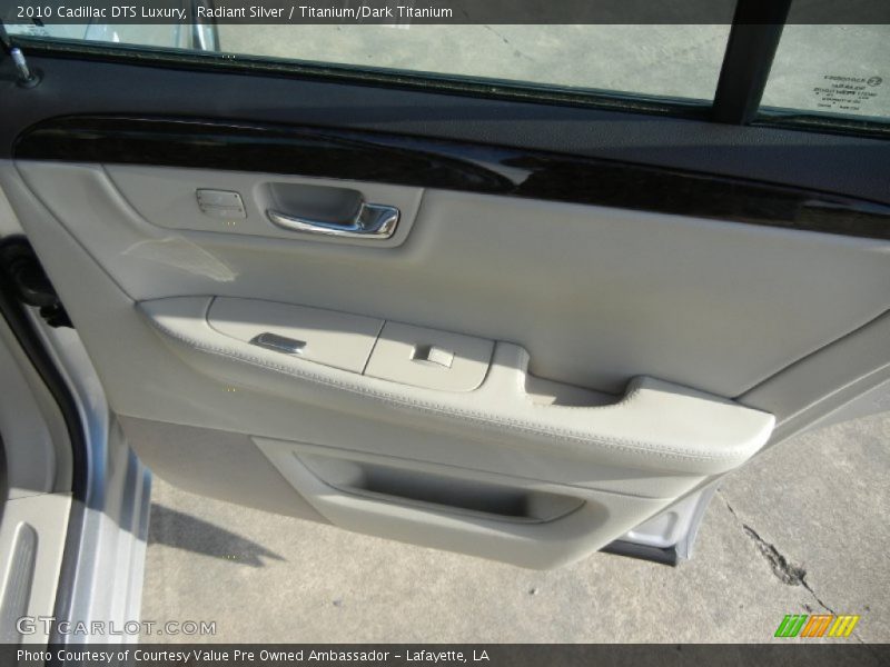 Radiant Silver / Titanium/Dark Titanium 2010 Cadillac DTS Luxury