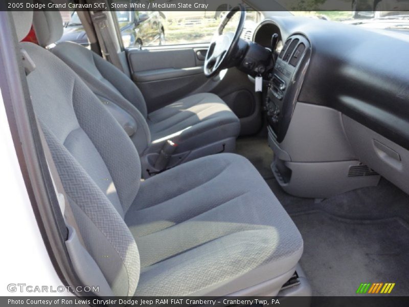 Stone White / Medium Slate Gray 2005 Dodge Grand Caravan SXT