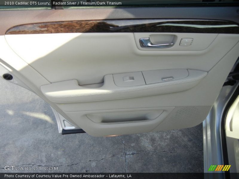 Radiant Silver / Titanium/Dark Titanium 2010 Cadillac DTS Luxury
