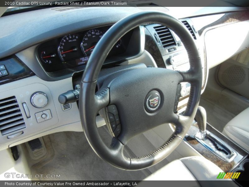 Radiant Silver / Titanium/Dark Titanium 2010 Cadillac DTS Luxury