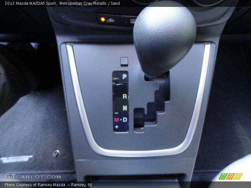  2012 MAZDA5 Sport 5 Speed Sport Automatic Shifter