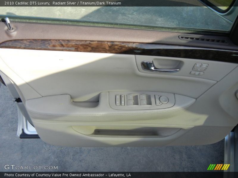 Radiant Silver / Titanium/Dark Titanium 2010 Cadillac DTS Luxury