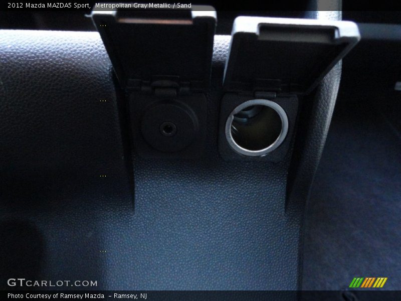 Metropolitan Gray Metallic / Sand 2012 Mazda MAZDA5 Sport