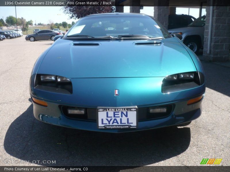 Polo Green Metallic / Black 1996 Chevrolet Camaro Z28 Coupe