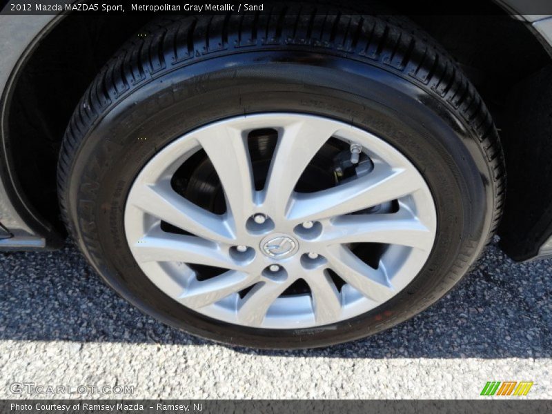 Metropolitan Gray Metallic / Sand 2012 Mazda MAZDA5 Sport