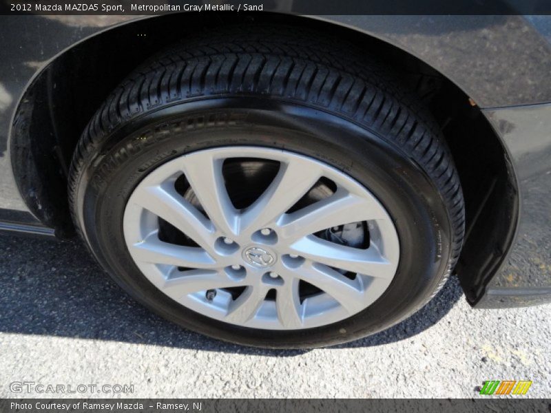 Metropolitan Gray Metallic / Sand 2012 Mazda MAZDA5 Sport