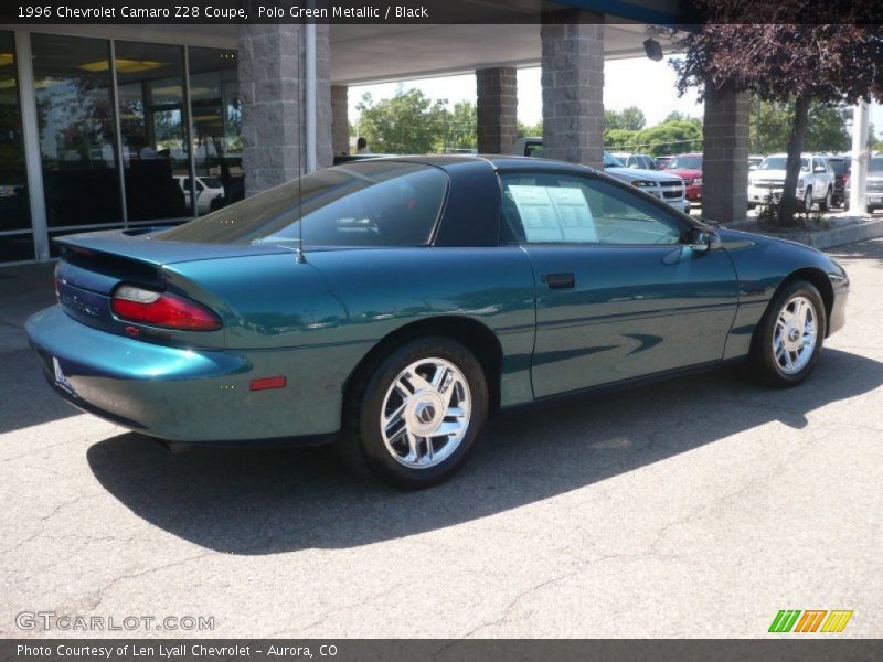 Polo Green Metallic / Black 1996 Chevrolet Camaro Z28 Coupe
