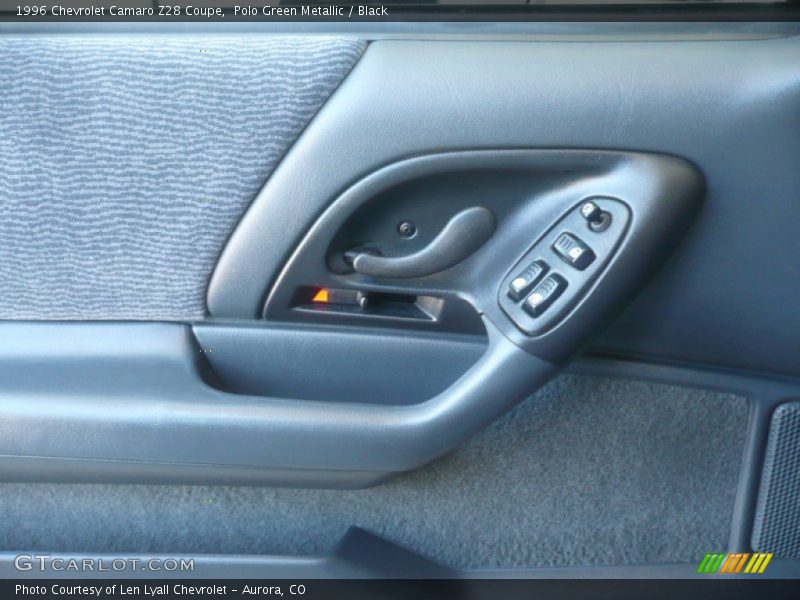 Polo Green Metallic / Black 1996 Chevrolet Camaro Z28 Coupe